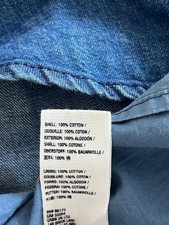 Free People Denim Halter Swing Dress - Picture 15 of 16